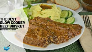 The Best Slow Cooker Beef Brisket [upl. by Odnalref]