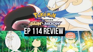 Bewear vs Pheromosa Pokémon Sun and Moon episode 114 review [upl. by Kreitman]