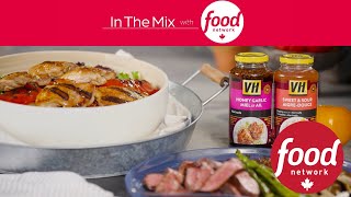 The Domestic Geek’s Grilling Favourites With VH Sauces — In the Mix With Food Network Canada [upl. by Euqinue]