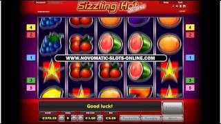 Sizzling Hot Deluxe  Real Money Play At Online Casino [upl. by Llerrad]