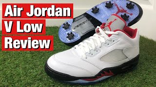 Air Jordan Golf shoes review  Indepth on feet review [upl. by Reinald]