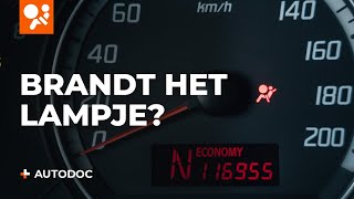 Wat te doen als het airbaglampje brandt  AUTODOC tips [upl. by Adnak]