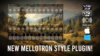 Mellow Harmonics VST VST3 AU Mellotron style plugin [upl. by Nomelif]