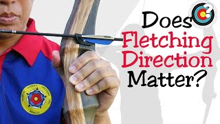 Does Fletching Direction Matter  Archery [upl. by Anehc]