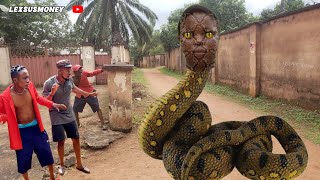 Snake love portion epic 🐍 markangelcomedysirbalocomedyogbrecentsnakefunnybross africanmovies [upl. by Janot]