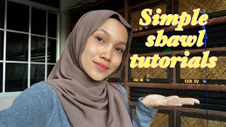 SIMPLE SHAWL TUTORIALS  5 styles [upl. by Ibbor]