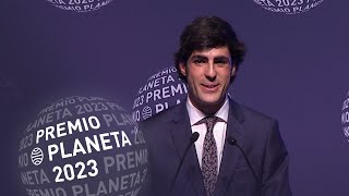 Alfonso Goizueta finalista del Premio Planeta 2023 con la novela quotLa sangre del padrequot [upl. by Akeim862]