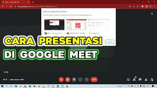 Cara Share Screen Video di Google Meet [upl. by Paugh]