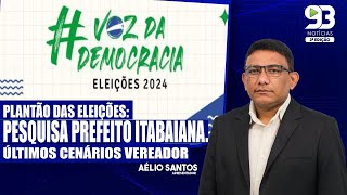 Números da PESQUISA IFP para Prefeito em ITABAIANA Últimos Cenários para Vereador [upl. by Gustafsson184]