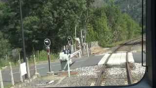 Au fil des traverses  Langogne  Langeac à bord du train touristique de la ligne des Cévennes HD [upl. by Estrella]