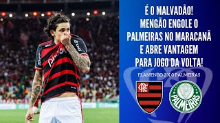 FLAMENGO ENGOLE O PALMEIRAS NA COPA DO BRASIL E ABRE BOA VANTAGEM PARA O JOGO DA VOLTA NO ALLIANZ [upl. by Machos]