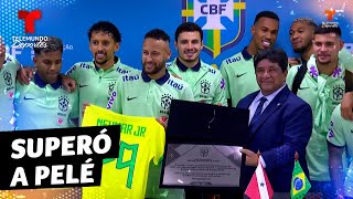 El enorme reconocimiento que recibió Neymar  Telemundo Deportes [upl. by Cas793]