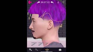 Barber Chop Hair Design and Hair Color [upl. by Sordnaxela590]