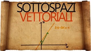 Sottospazi Vettoriali  Introduzione e Primi Esempi [upl. by Nodlehs]