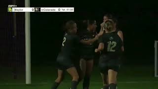 16 Colorado 11 Baylor  Big12  NCAA Womens Soccer 2024 [upl. by Modestia]