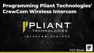 Programming Pliant Technologies CrewCom Wireless Intercom – PST 046 [upl. by Benjamin926]