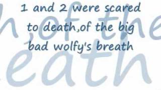 who afraid of the big bad wolf lyrics bs [upl. by Ibbison]