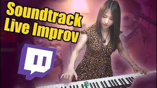 Hans Zimmer Inspired Soundtrack Improv On Piano  Twitch Live Stream w Surprise  Mia Metz 4K [upl. by Eentihw621]