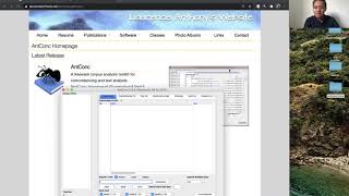 AntConc v358 Tutorial  1 Mengunduh AntConc dan mengimpor berkas korpus ke AntConc [upl. by Marlo]