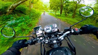 Fast Forest Ride  Royal Enfield Himalayan BS6  RAW Video [upl. by Akiner]