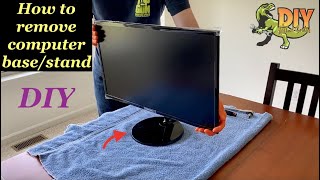 How to remove Samsung computer monitor basestand [upl. by Amaleta]