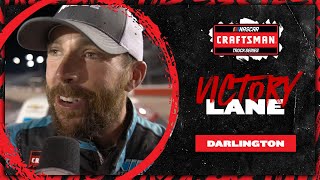 Ross Chastain after Darlington win ‘This is where my life changed’ [upl. by Enyaj]