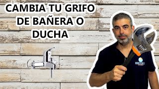 Cambiar Grifo de Bañera paso a paso Muy Fácil [upl. by Glenden]