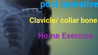 post operative clavicle bone exercise clavicle surgery rehab exercise clavicle bone exercise [upl. by Alisa]