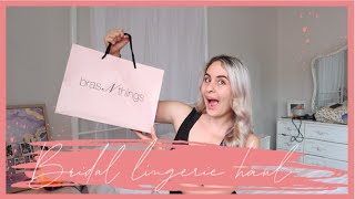 BRIDAL LINGERIE HAUL BRAS N THINGS  TianaRose [upl. by Oneg676]