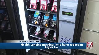 Taylor County installs health vending machines to help curb overdose suicide deaths [upl. by Navillus970]