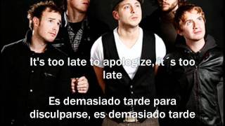 OneRepublic Apologize subtitulos español ingles [upl. by Hose]