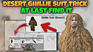 Desert Ghillie Suit Trick  The Chosen One Achievement  PUBG MOBILE  BGMI [upl. by Shalom]