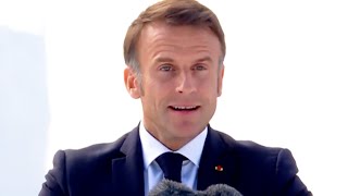 Le discours d’Emmanuel Macron lors de la cérémonie des 80 ans du Débarquement [upl. by Latsyek]