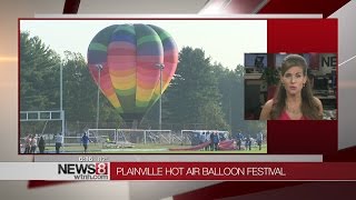 Plainville Hot Air Balloon Festival wraps up Sunday [upl. by Giesser]