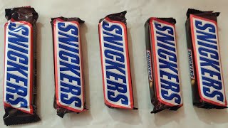 Satisfying Asmr Video Lots of Snickers unpacking asmr [upl. by Enirod]