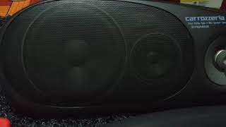 Carrozzeria speaker TSX550 4way 180watt [upl. by Itsur780]