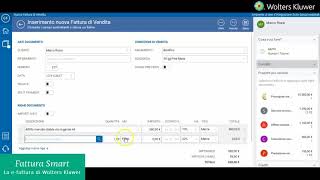 Fattura Smart  La fattura elettronica di Wolters Kluwer [upl. by Manbahs]