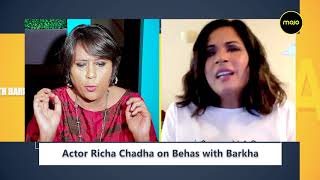 quotHeres why I stand with Kunal Kamra against Arnab Goswamiquot Richa Chadha tells Barkha Dutt [upl. by Khosrow15]