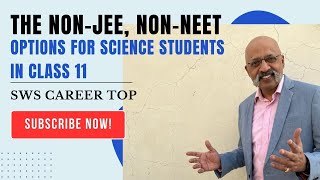 Want to take Science stream in Class 11 but do not want to do JEE or NEET Here are 15 Options [upl. by Eeladnerb]