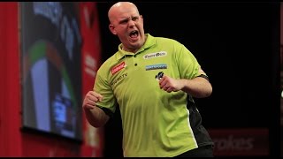 17 PERFECT DARTS  Michael van Gerwen throws 17 perfect darts [upl. by Honeywell]