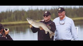 Wollaston Lake Lodge World Class Pike fishing [upl. by Attinahs]