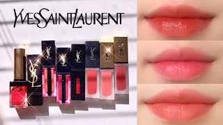 ENG SWATCH VÀ REVIEW BỘ SƯU TẬP SON YSL  THỬ SON HIGHEND [upl. by Manaker]