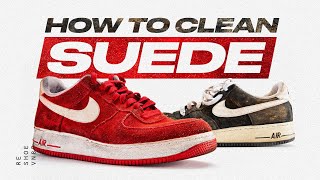 Nike Air Force 1 Suede Shoe Cleaning Tutorial [upl. by Hampton]