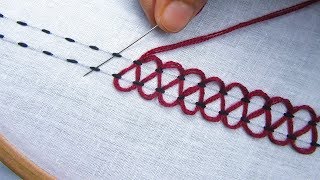 Hand Embroidery Basic Stitch Embroidery for Beginner [upl. by Lubeck]