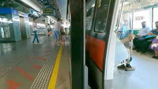 Singapore MRT ride from Admiralty to Braddell train station [upl. by Virgel909]