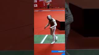 That was cold 🥶sports olympics fencing foil [upl. by Yedorb]