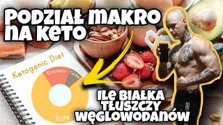 Jak podzielić MAKROSKŁADNIKI na diecie KETO [upl. by Nabru]