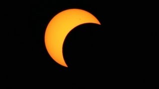 Partial 80 Solar Eclipse Timelapse May 20 2012 V11482 [upl. by Aicert312]