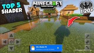 Top 5 Best Shaders For Minecraft Pe 120 Render Dragon  Shaders For Mcpe Minecraft PeBe [upl. by Thibaud]