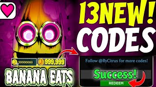 HURRY UP ⚡ NEW WORKING CODES FOR BANANA EATS IN 2024  ROBLOX BANANA EATS CODES 2024 [upl. by Terb]